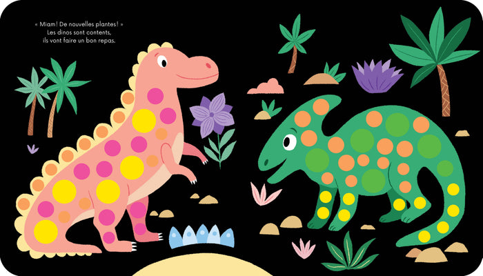 Gommettes rondes Dinosaures