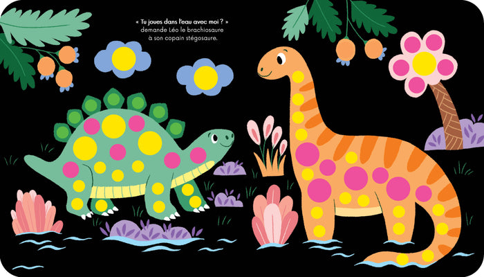 Gommettes rondes Dinosaures