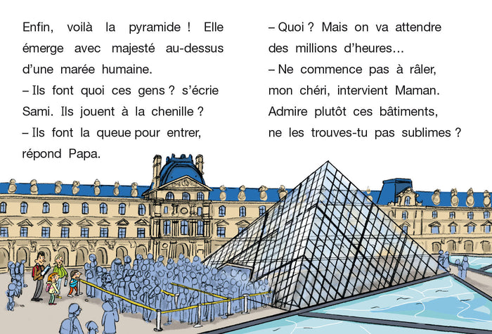 Sami et Julie au Louvre