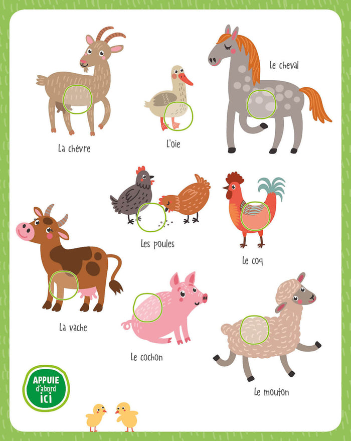 Mon livre sonore - Animaux