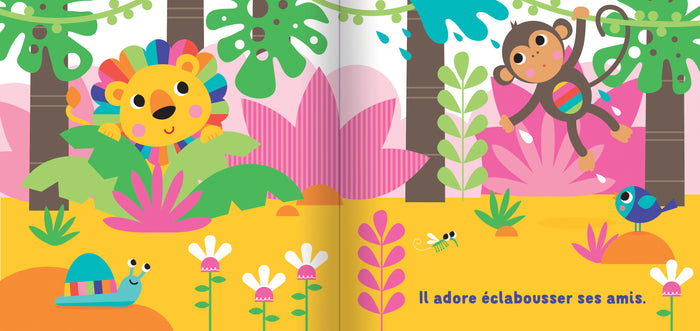 Mon livre bain éléphant farceur - Avec un jet d'eau!