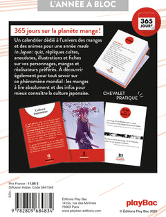 Calendrier 100% Manga en 365 jours - Année à bloc