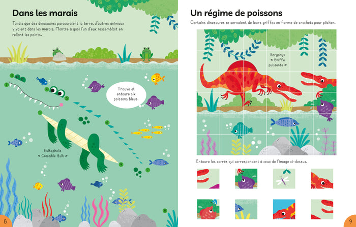 Les dinosaures - Mon grand livre d'activités