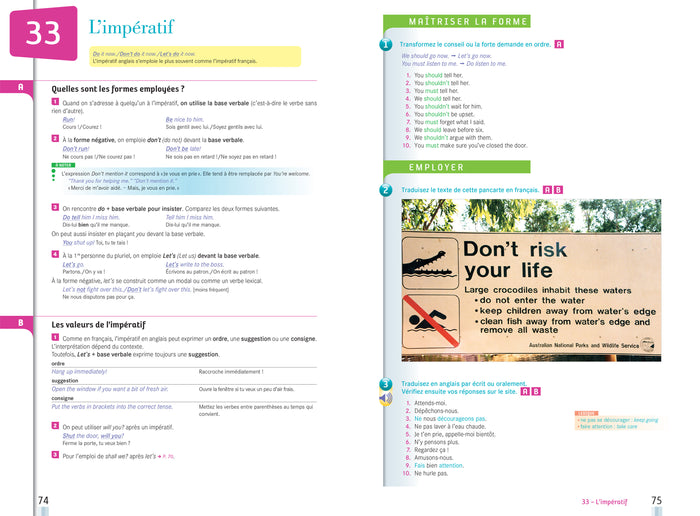 Maîtriser la grammaire anglaise à l'écrit et à l'oral