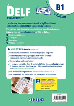 Le DELF B1 100% Réussite - édition 2022-2023