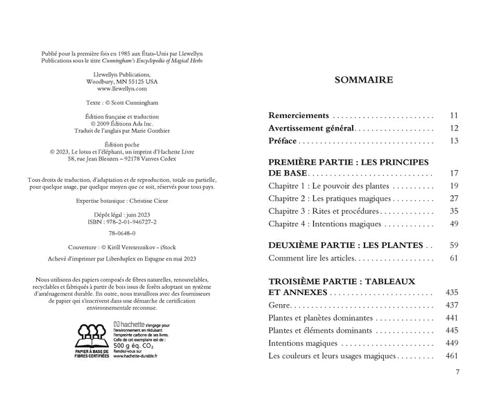 Encyclopédie des plantes magiques