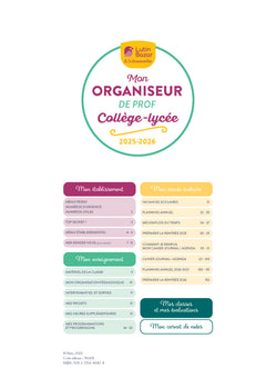 Mon organiseur de prof de collège lycée 2025-2026