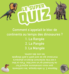 Le super quiz des dinosaures