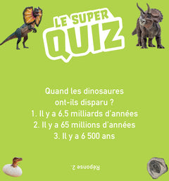 Le super quiz des dinosaures