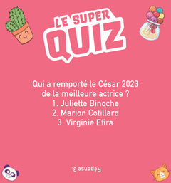 Le super quiz des filles
