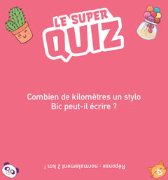 Le super quiz des filles