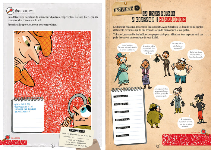 Les 10 enquêtes fabuleuses de Sherlock Holmes - Disparitions à Paris