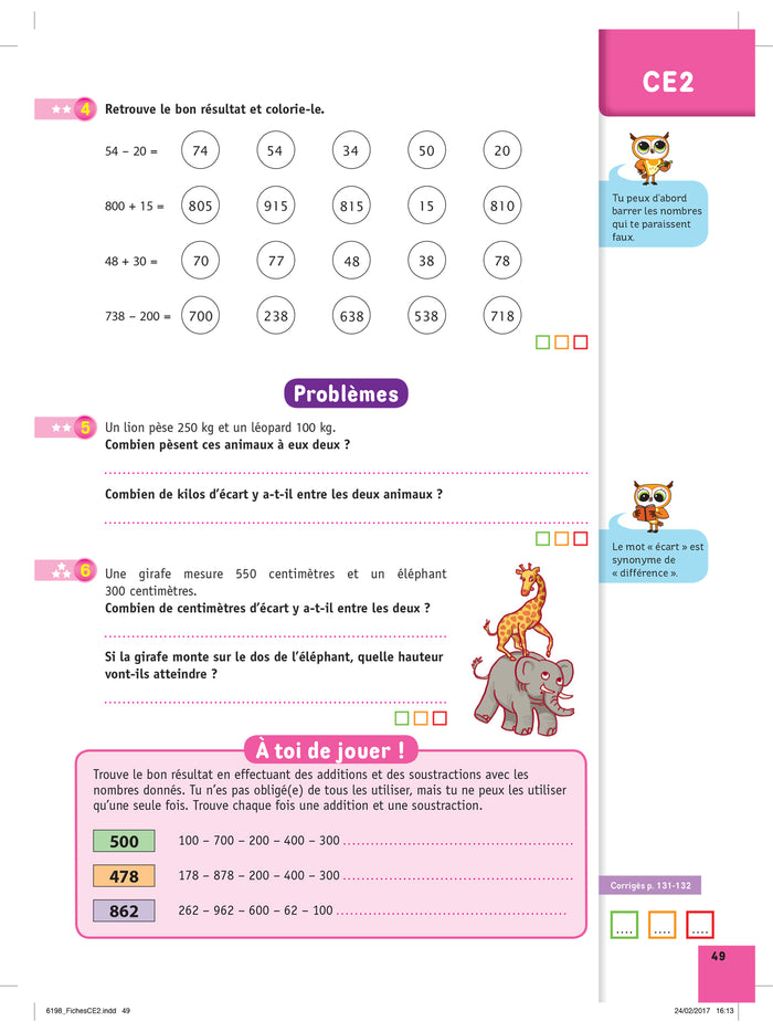 Chouette - Calcul mental