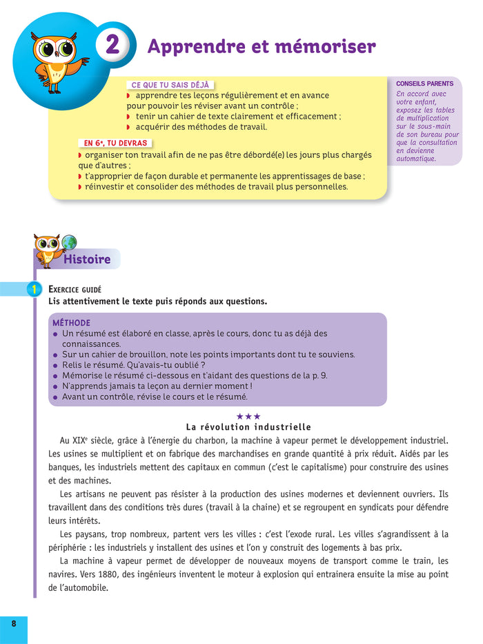 Chouette - Réussir son entrée au collège CM2/6e