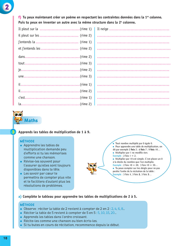 Chouette - Réussir son entrée au collège CM2/6e