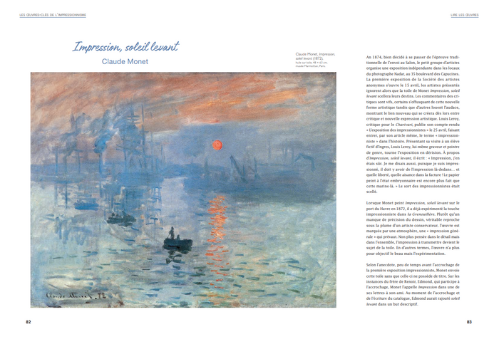 Les oeuvres-clés de l'impressionnisme