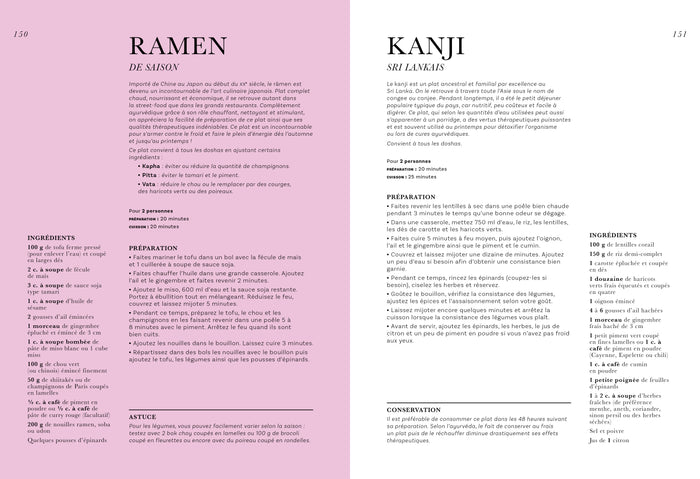 Ayurvéda cuisine pour tous les jours