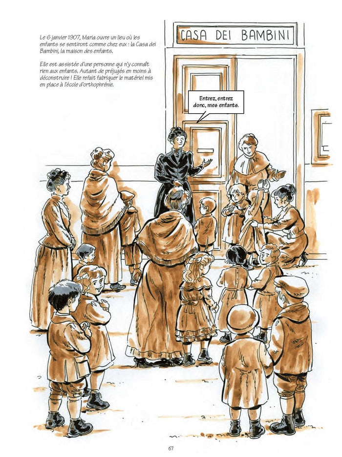 Maria Montessori, l'école de vie