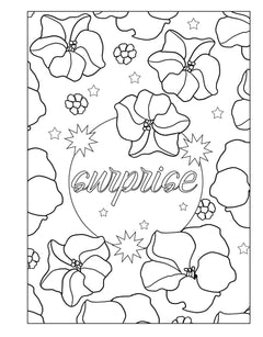 Langage des fleurs - 100 dessins à colorier
