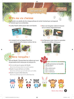 Mon cahier de vacances Une saison au zoo