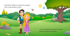Raiponce fait du camping