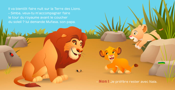 Bonne nuit, p'tit coquin ! Simba dit non