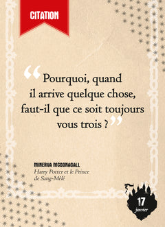 Calendrier Harry Potter en 365 jours