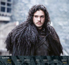 Games of Thrones Calendrier photos officiel 2024