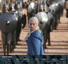 Games of Thrones Calendrier photos officiel 2024