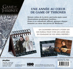 Games of Thrones Calendrier photos officiel 2024