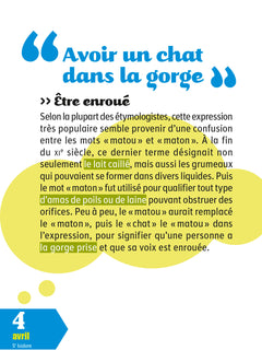 L'origine des expressions en 365 jours