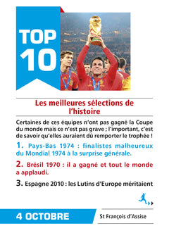 Calendrier Passion foot en 365 jours - L'ANNÉE À BLOC