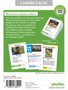 Calendrier Passion foot en 365 jours - L'ANNÉE À BLOC