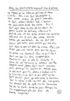 Si j'étais une femme je m'épouserais