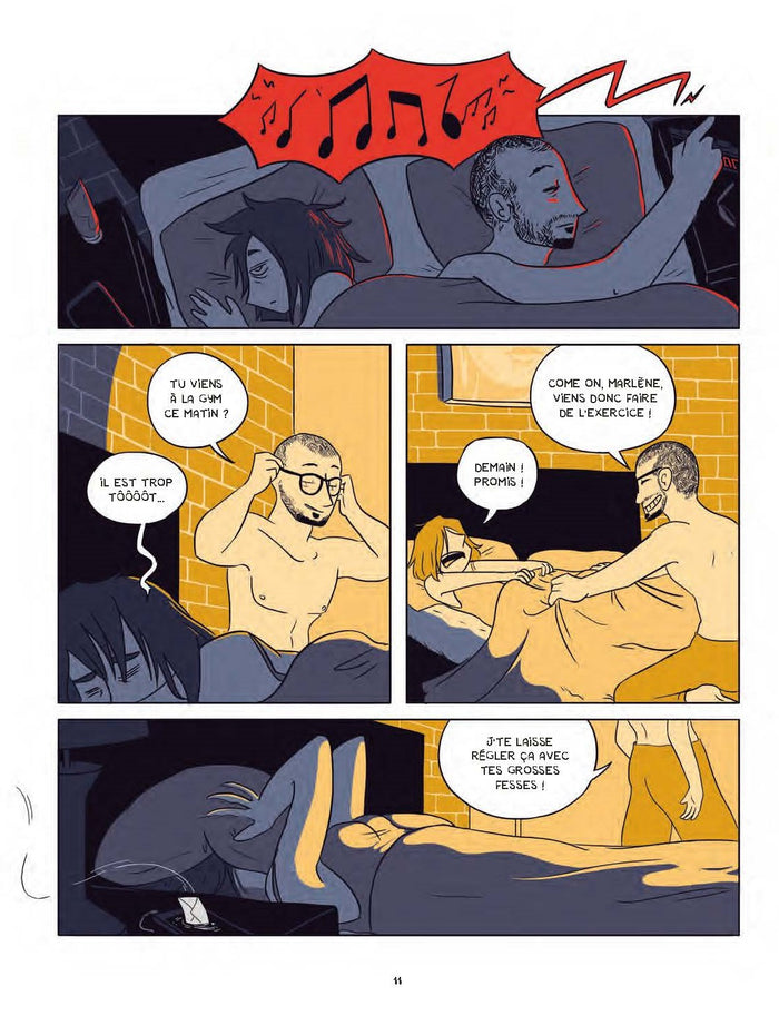 La fille dans l'écran