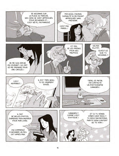 La fille dans l'écran