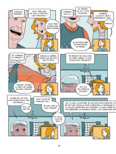 La fille dans l'écran