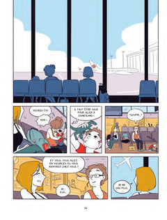 La fille dans l'écran