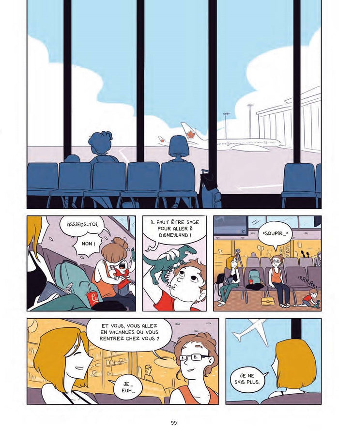 La fille dans l'écran