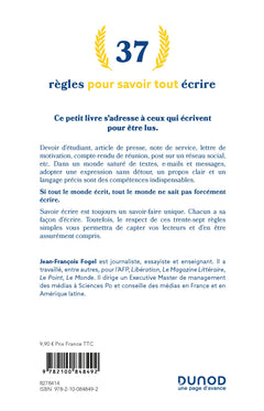 37 règles pour savoir tout écrire