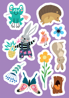 Le printemps - Stickers et activités