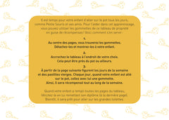 Je vais sur le pot ! Mon tableau de propreté