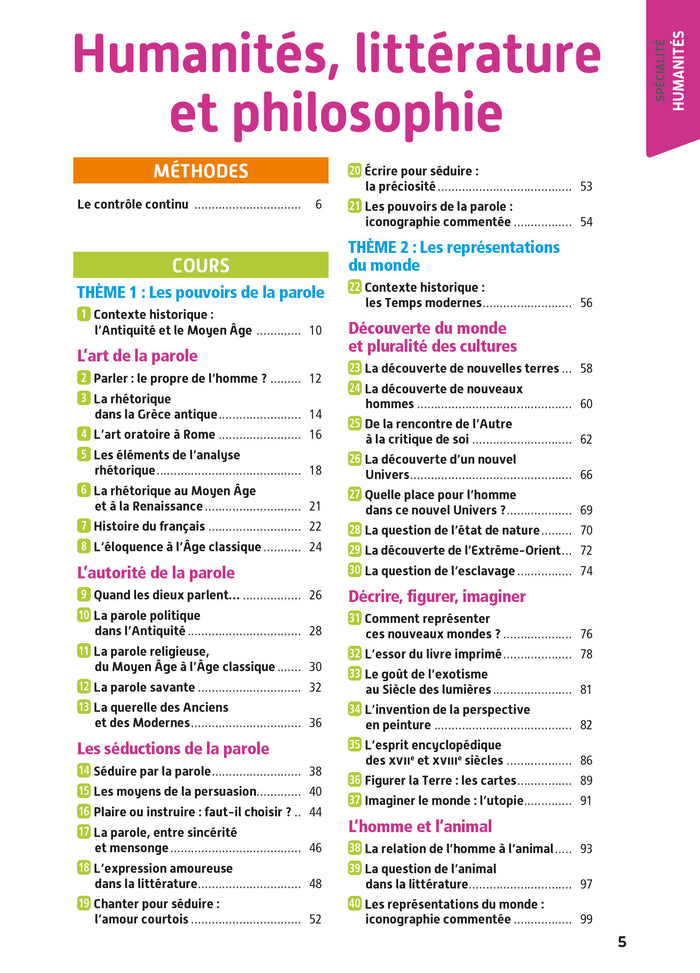 Objectif BAC 2025 - 1re Spécialités Sciences humaines