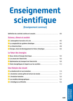 Objectif Bac 2024 - Term Spécialités scientifiques