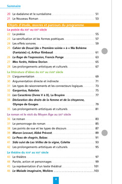 Objectif BAC Fiches détachables Français 1re BAC 2024