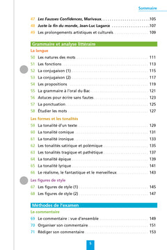 Objectif BAC Fiches détachables Français 1re BAC 2024