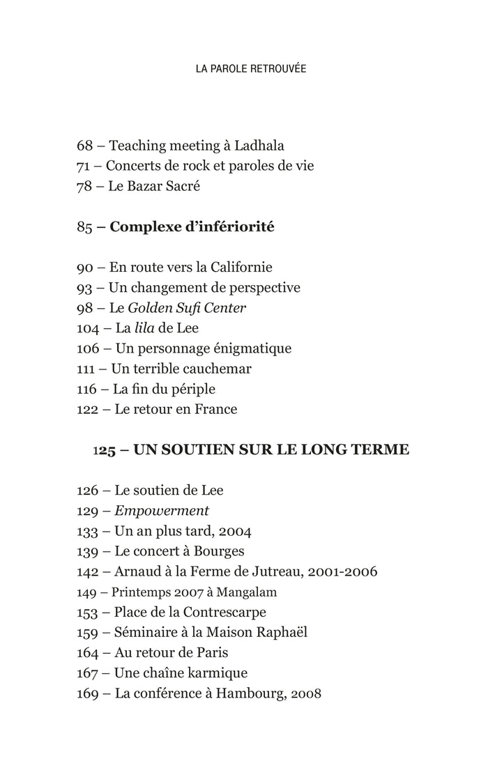 La parole retrouvée - Un voyage avec Lee Lozowick