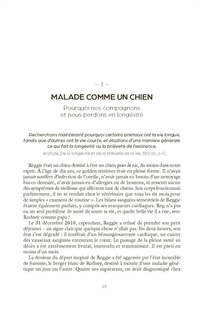 Longue vie à mon chien !