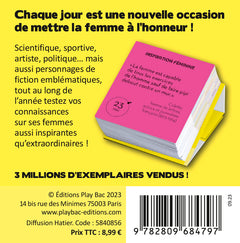 Mini calendrier 365 femmes exceptionnelles