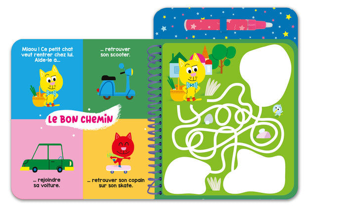 Mon feutre magique les véhicules